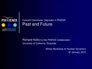 Forward Calorimeter Upgrades in PHENIX: Past and Future