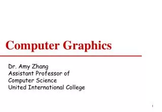 computer graphics