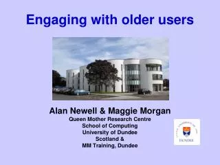 Engaging with older users