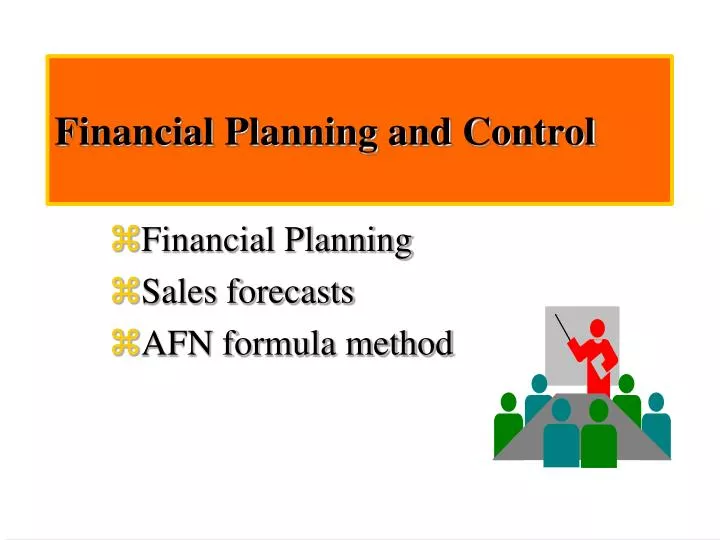 financial planning and control