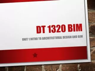 DT 1320 BIM