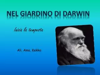 inizia la tempesta
