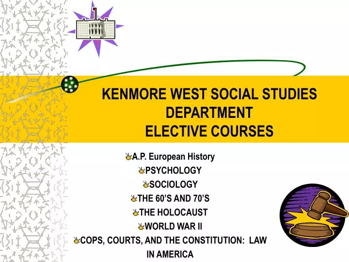 kenmore west social studies department elective courses
