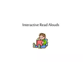 Interactive Read Alouds