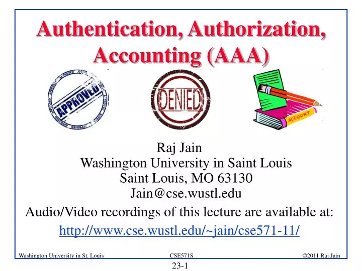 authentication authorization accounting aaa