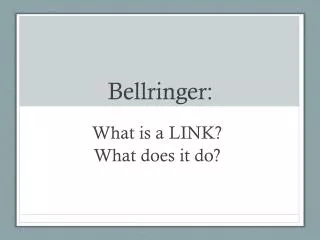 bellringer