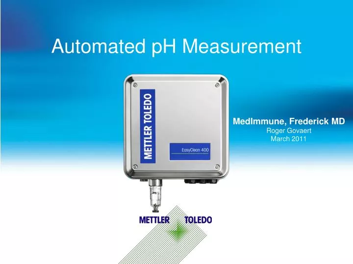 automated ph measurement