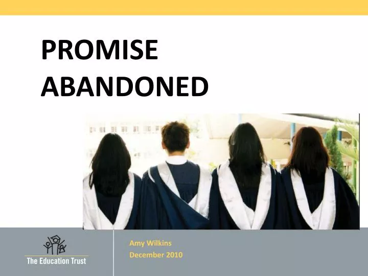 promise abandoned