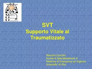 svt supporto vitale al traumatizzato