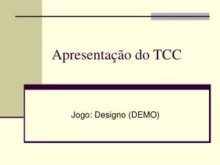 apresenta o do tcc