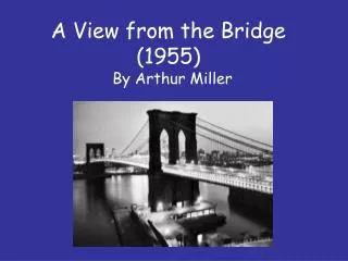 A View from the Bridge (1955)