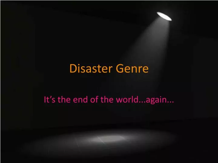 disaster genre