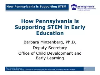 How Pennsylvania is Supporting STEM in Early Education
