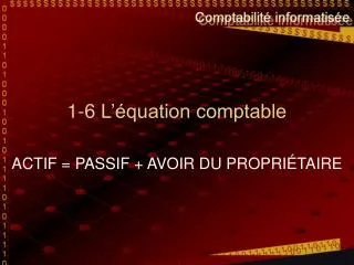 1 6 l quation comptable