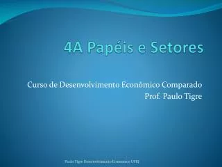 4a pap is e setores