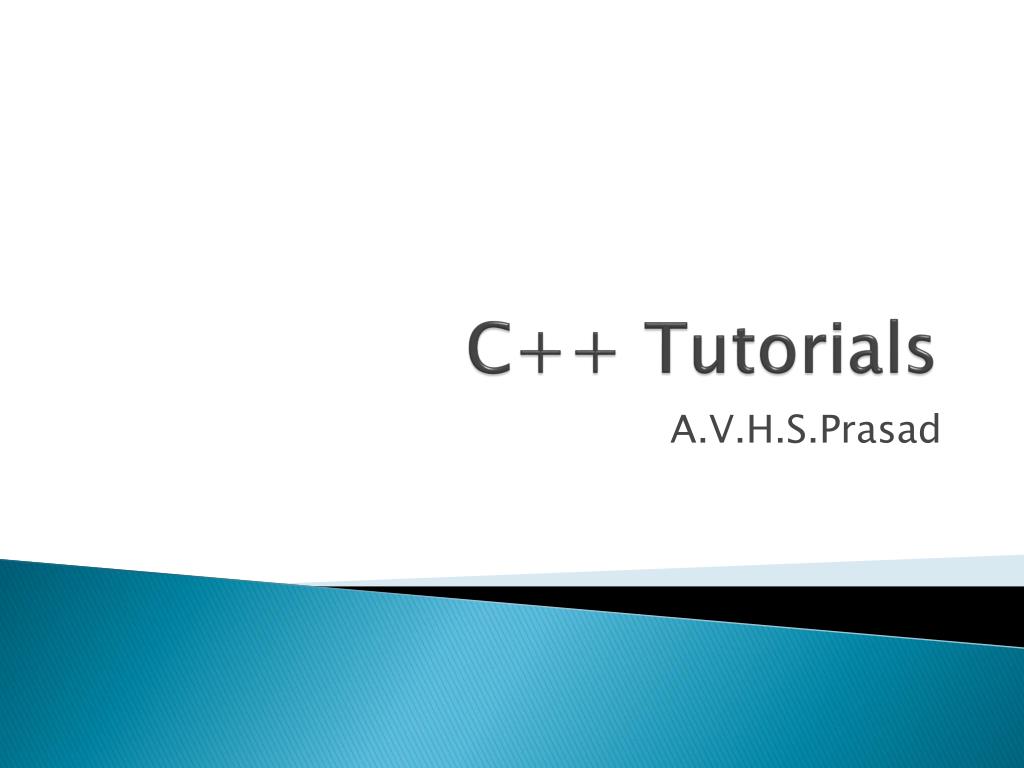 PPT - C++ Tutorials PowerPoint Presentation, free download - ID:5437865