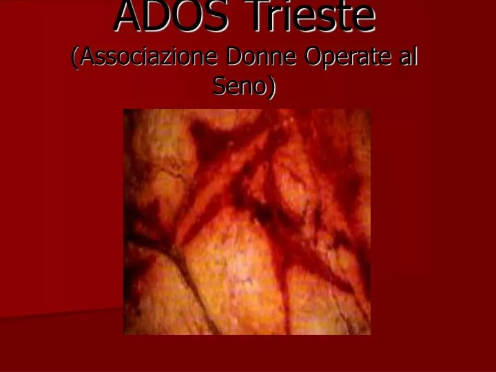 ados trieste associazione donne operate al seno