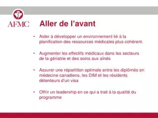 aller de l avant