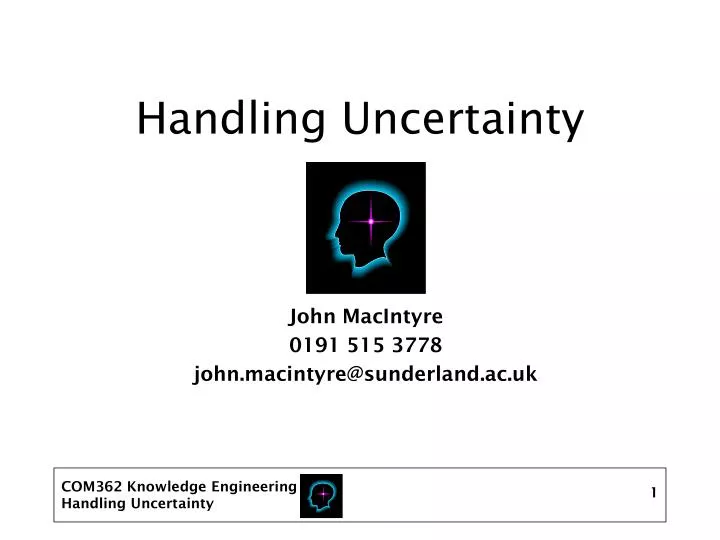 handling uncertainty