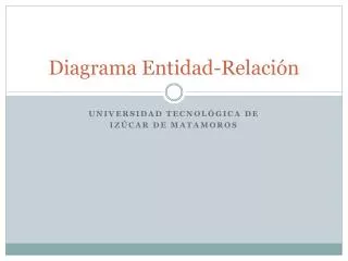 diagrama entidad relaci n