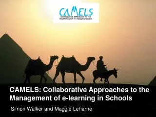 CAMELS: Collaborative Approaches to the Management of e-learning in Schools