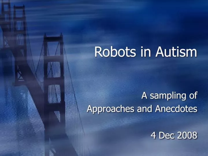 robots in autism