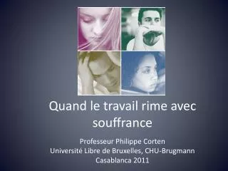 quand le travail rime avec souffrance