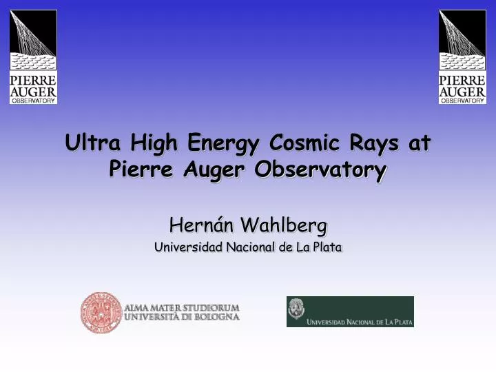 ultra high energy cosmic rays at pierre auger observatory