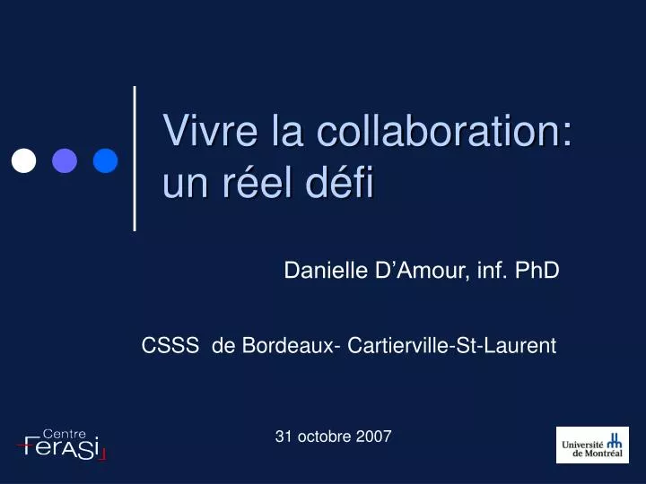 vivre la collaboration un r el d fi