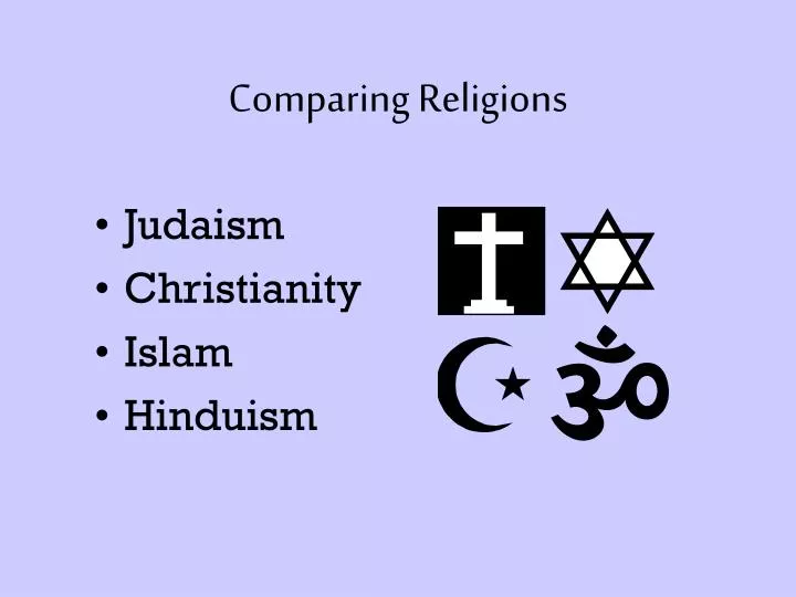 comparing religions
