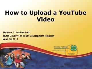How to Upload a YouTube Video