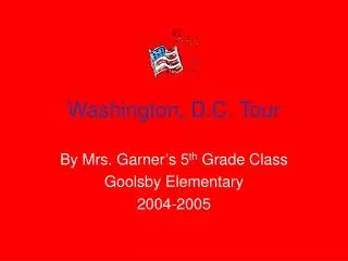 Washington, D.C. Tour