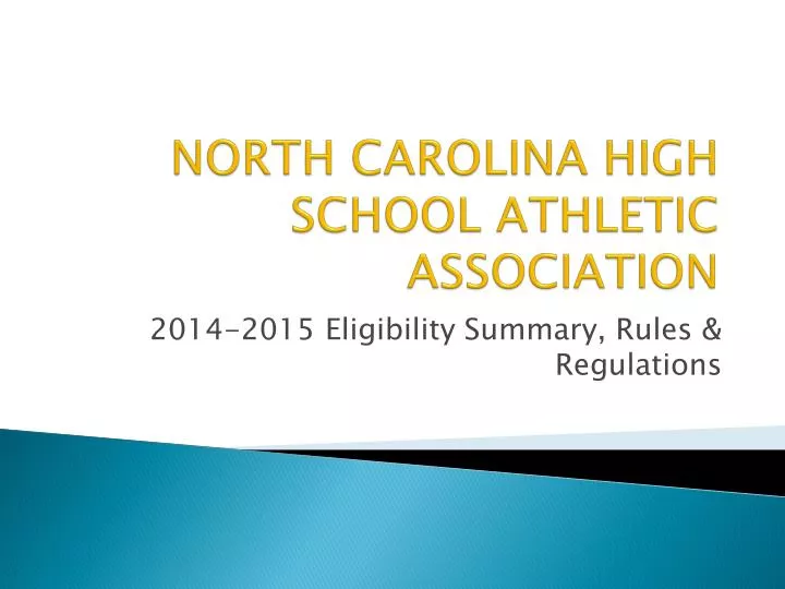 north carolina high school athletic association