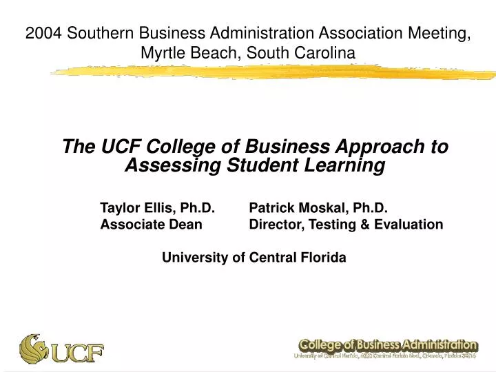 2004 southern business administration association meeting myrtle beach south carolina