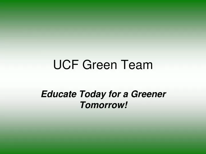ucf green team