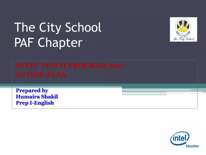 the city school paf chapter