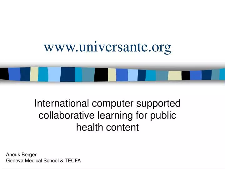 www universante org