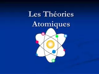 les th ories atomiques