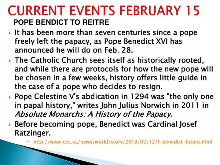 current events february 15