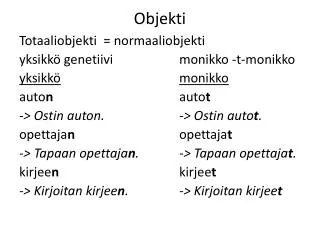 objekti