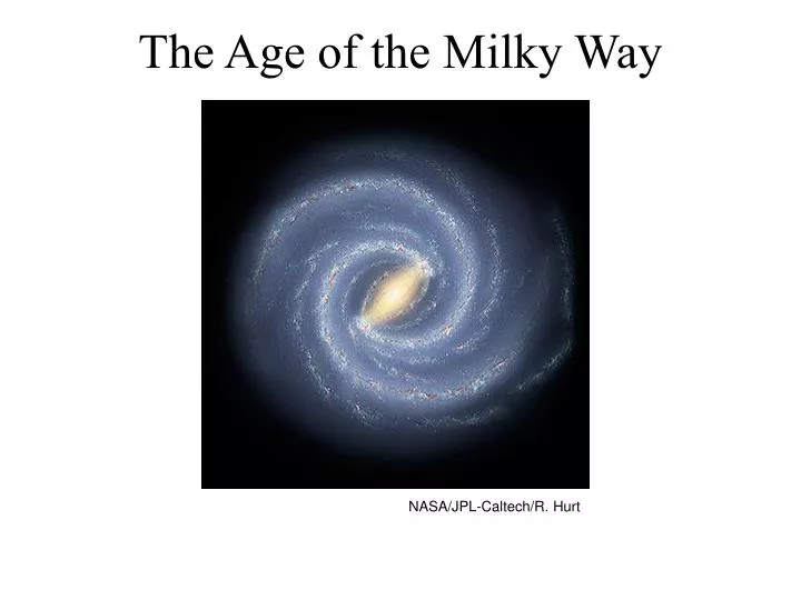 the age of the milky way