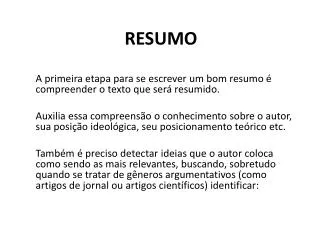 resumo