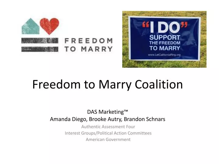 freedom to marry coalition das marketing amanda diego brooke autry brandon s chnars