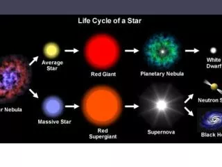 THE LIFE CYCLE OF A STAR