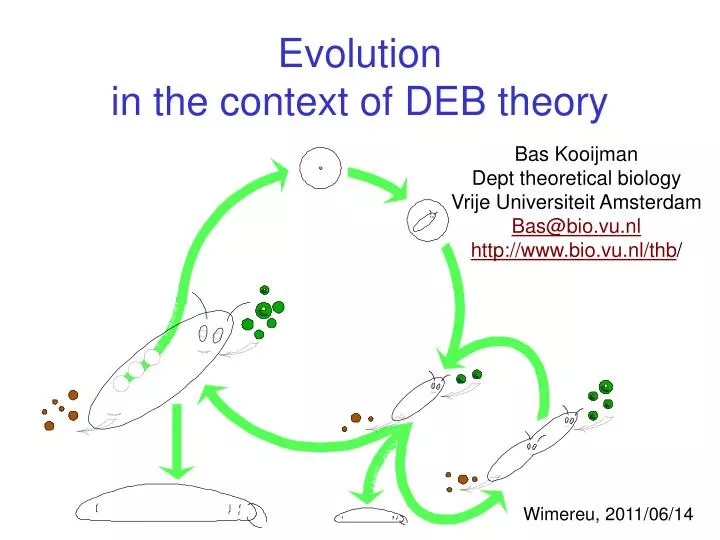 evolution in the context of deb theory