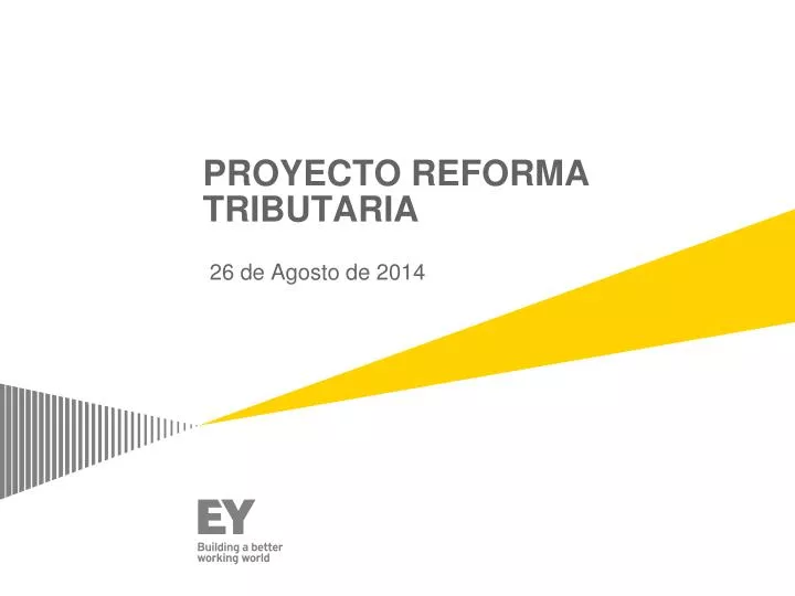 proyecto reforma tributaria