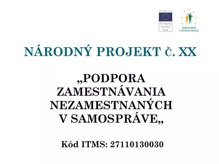 n rodn projekt xx