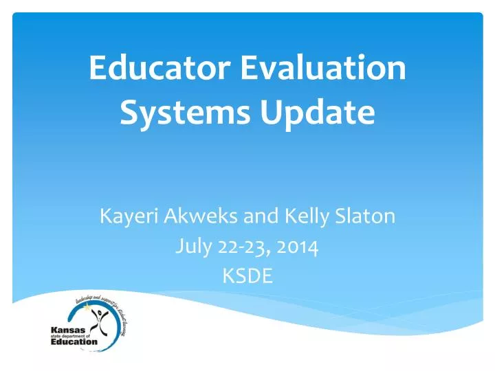 educator evaluation systems update