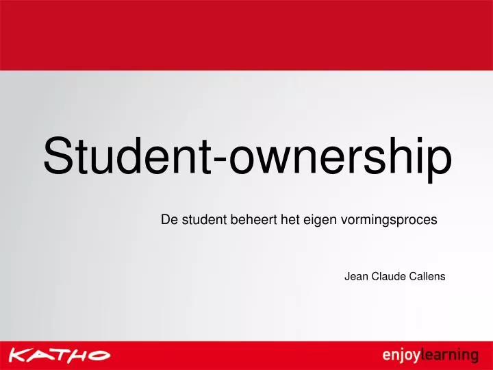 student ownership