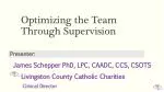 Optimizing the Team Through Supervision - slide 1